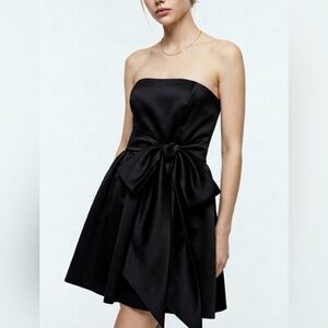 Francais by Huey Waltzer Timeless Strapless Black Dress